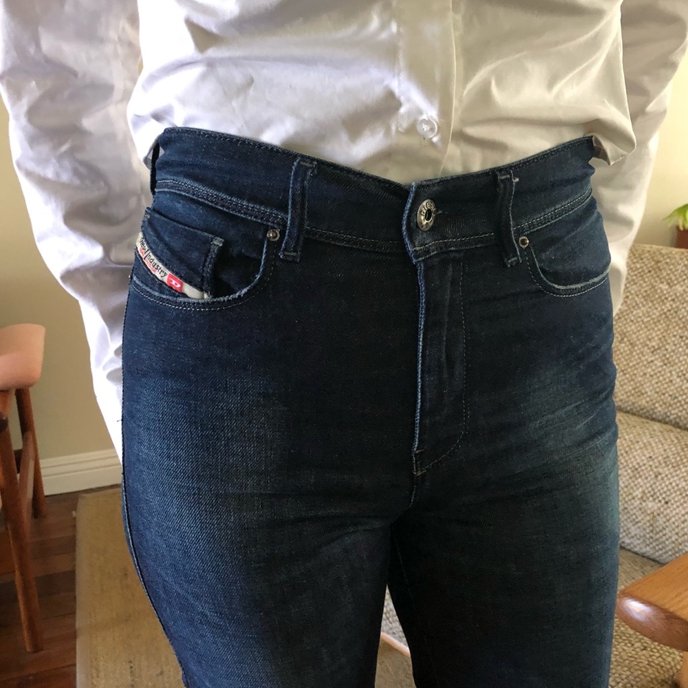 High waisted diesel denim